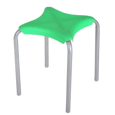 Wholesale cheap garden leisure chair plastic steel stackable stool