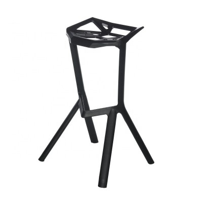 Wholesale cheap good quality hot selling stackable creative design plastic shark bar stool chair