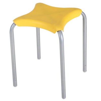 Wholesale cheap garden leisure chair plastic steel stackable stool